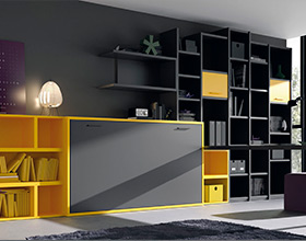 cama abatible librero
